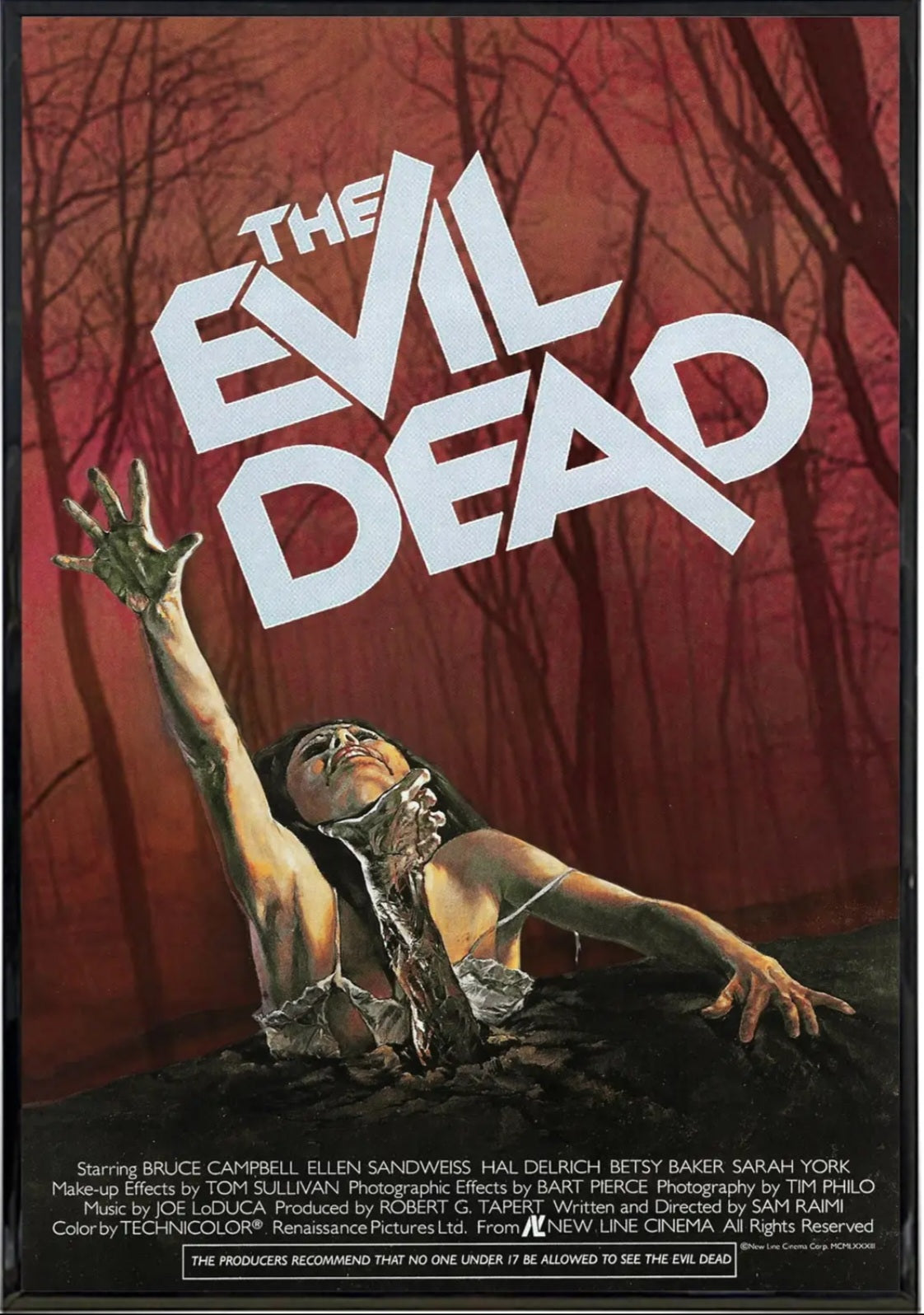 Evil Dead Film Poster Print